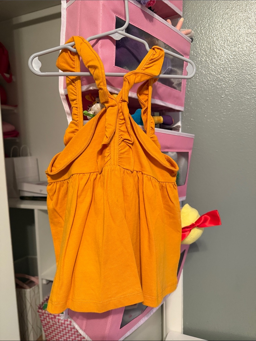 Janie and Jack Girls' Mustard Yellow Tank Top